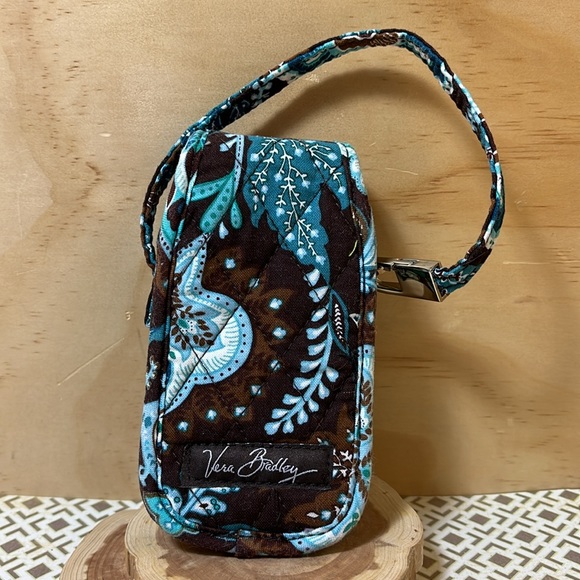 Vera Bradley Pouch Retired Java Blue Pattern - Picture 3 of 9